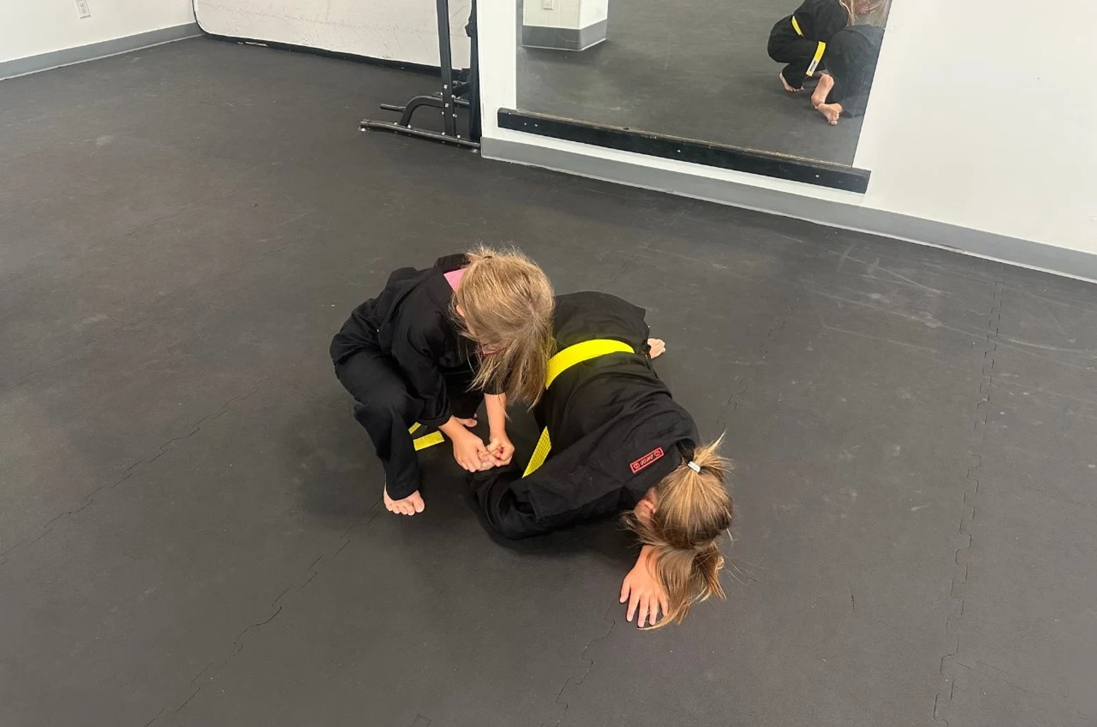 Kids martial arts discipline and focus